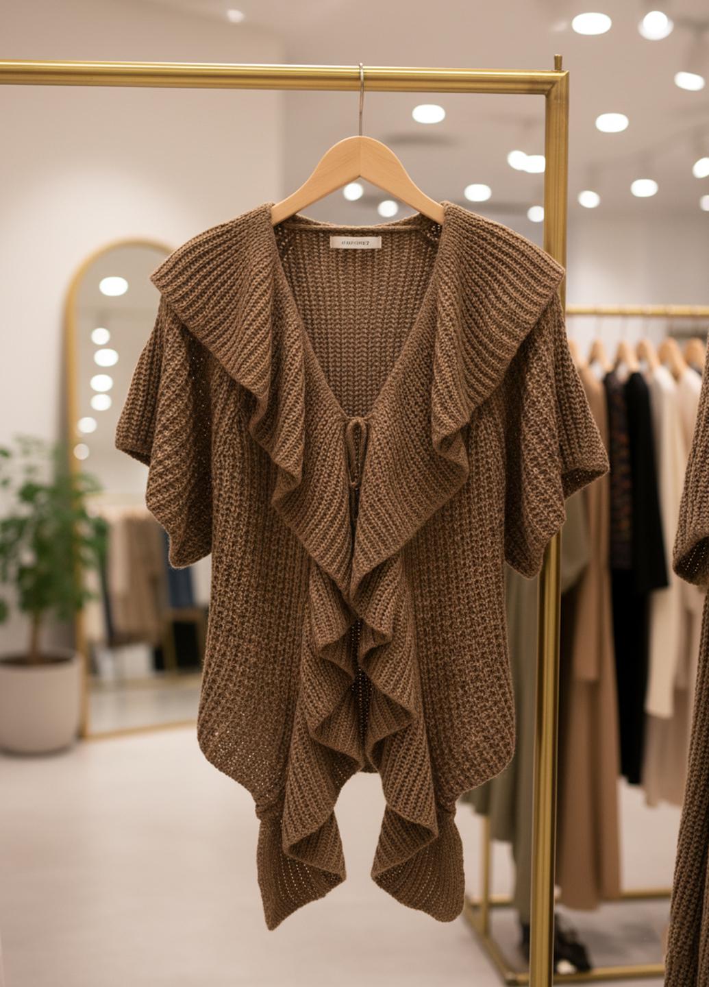 Кардиган жіночий демісезонний Forza Viva SW-2801 р. 48 Бежевий - фото 8 Кардиган жіночий демісезонний Forza Viva SW-2801 р. 48 Бежевий - фото 8