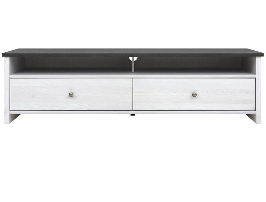 Тумба под ТВ Gerbor Порто RTV 2S из ДСП 440х445х1285 мм Белый (ac13cba7)