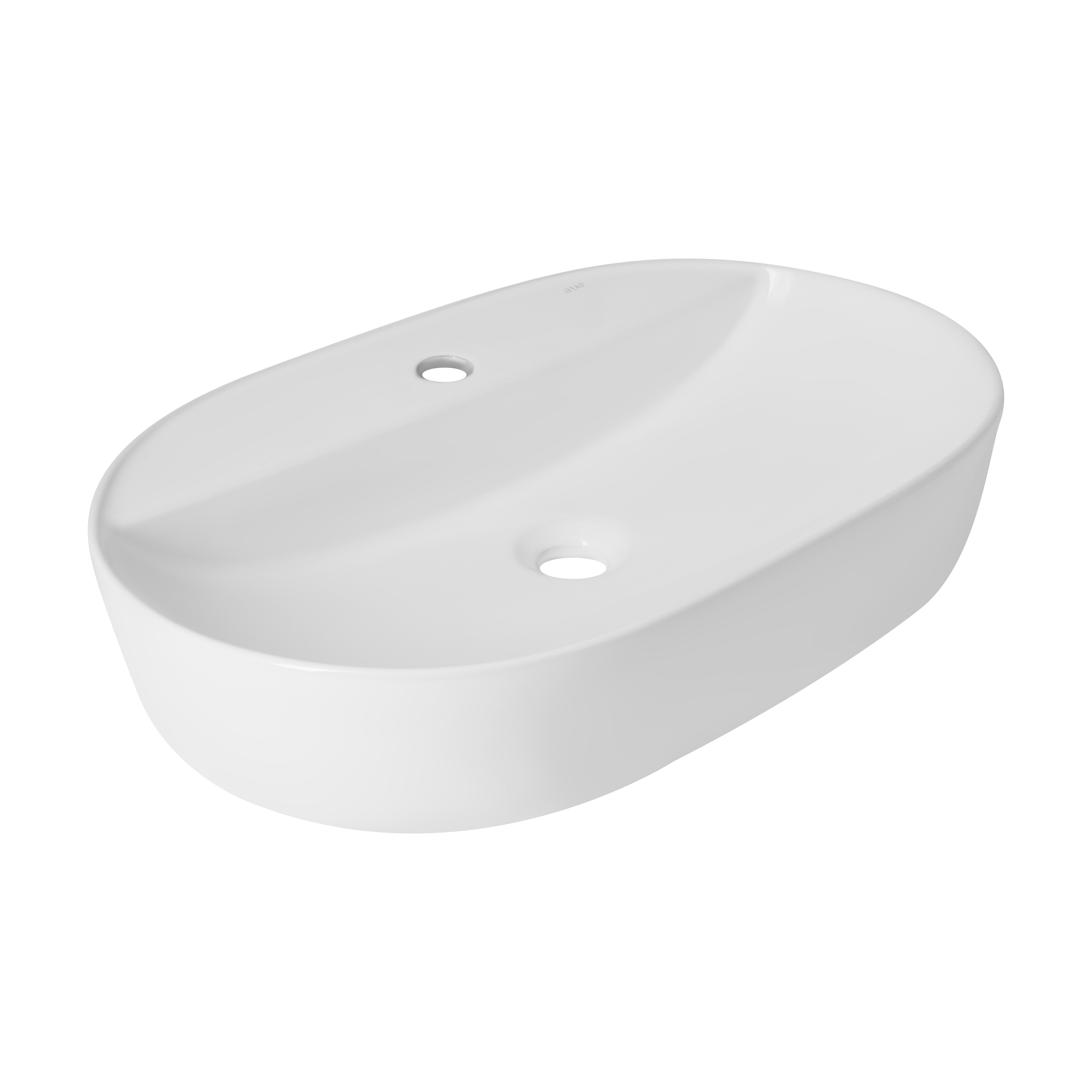 Раковина Qtap Scorpio 600х400х120 мм White (QT14118045W)