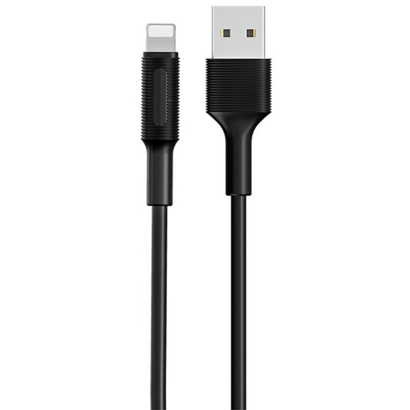 Дата кабель Borofone BX1 EzSync USB to Lightning 1 м Black