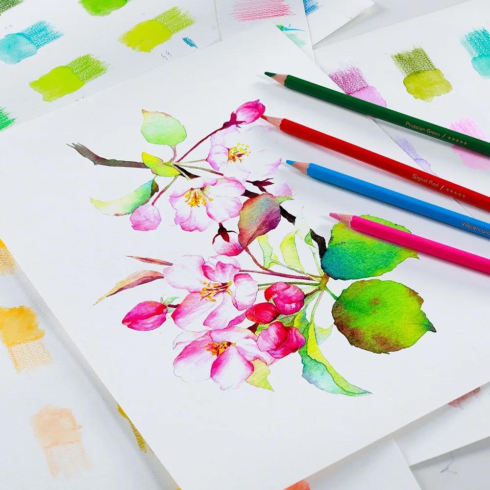 Акварельні олівці KALOUR AquaVibe 36 кол. (YV-PWC036) - фото 7