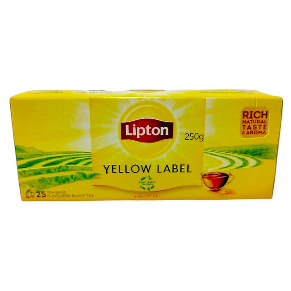 Чай чорний Lipton Yellow Label 25 пакетиків