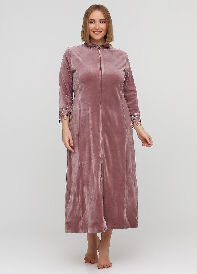 Халат Romeo Life 3XL Пудровий (3568) Халат Romeo Life 3XL Пудровий (3568)