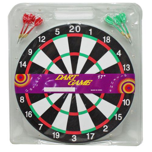 Дартс с проволочками на блистере 41х41х1 см 17 шт.