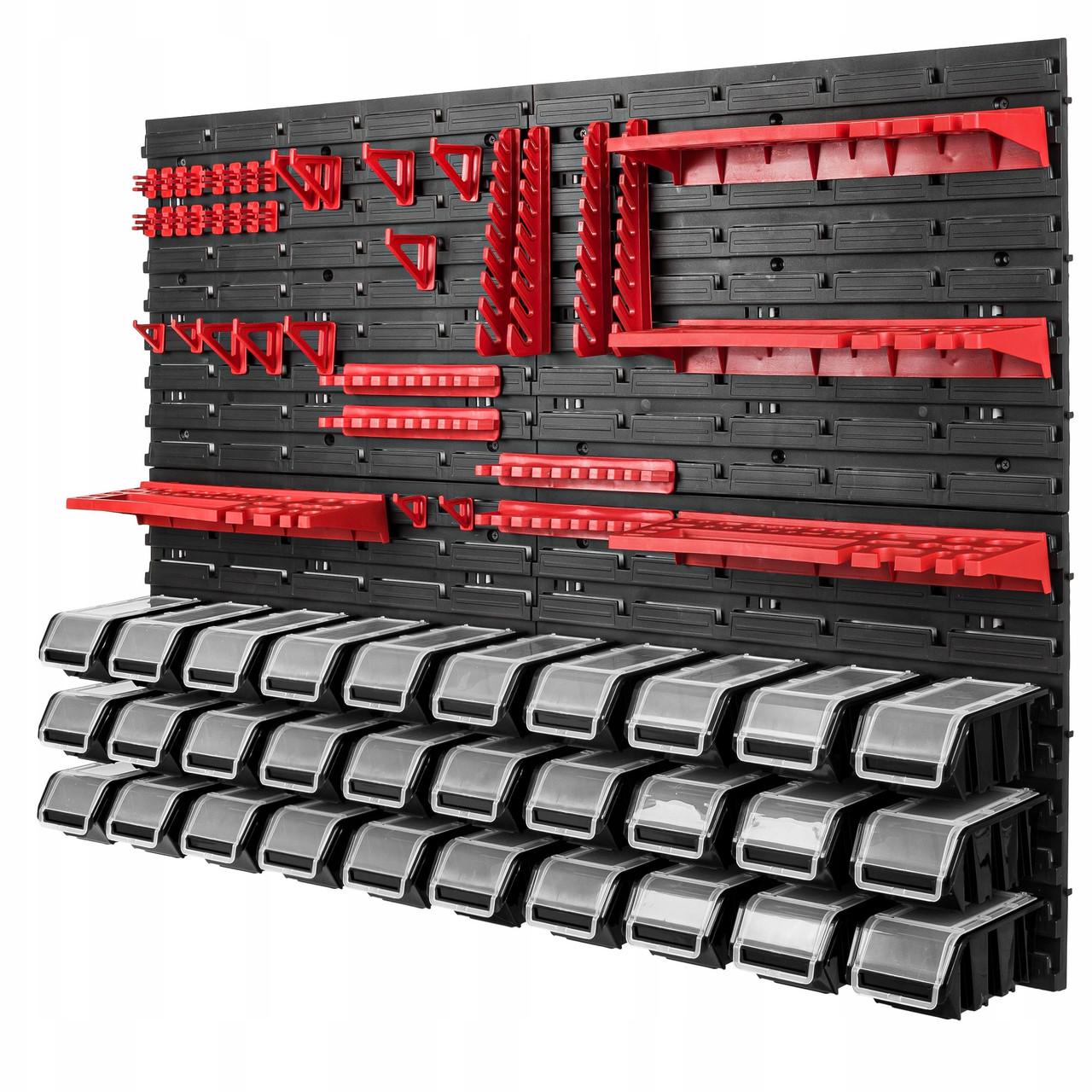 Панель для инструментов Kistenberg 115х78 см 30 контейнеров с крышкой (MIX516)
