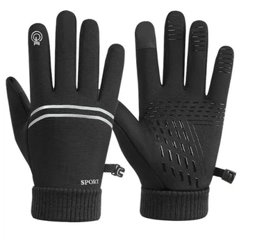 Перчатки зимние сенсорные мужские спортивные водонепроницаемые флисовые XL (YD115)