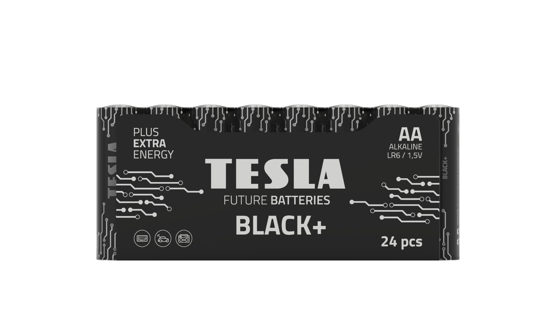 Батарейки TESLA BLACK AA LR06 1,5 В 24 шт. (000003294)