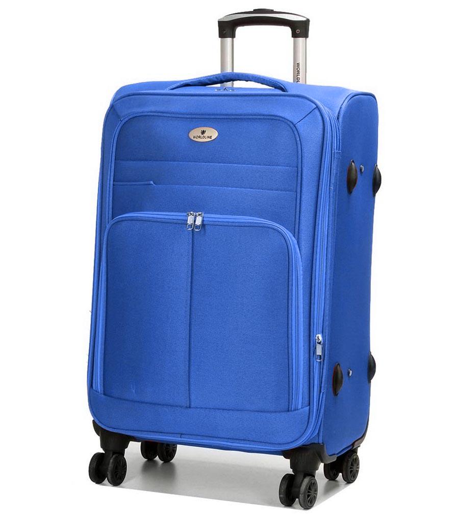 Чемодан средний AIRTEX Worldline 619 полиэстер M Синий