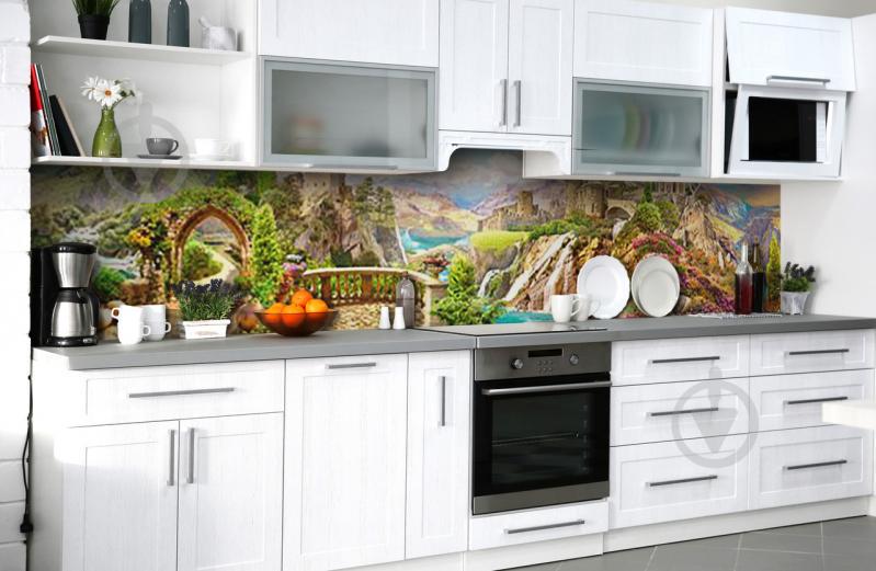 Скинали на кухню Zatarga «Поместье дворянина» 600х2500 мм виниловая 3Д наклейка кухонный фартук самоклеящаяся Скинали на кухню Zatarga «Поместье дворянина» 600х2500 мм виниловая 3Д наклейка кухонный фартук самоклеящаяся