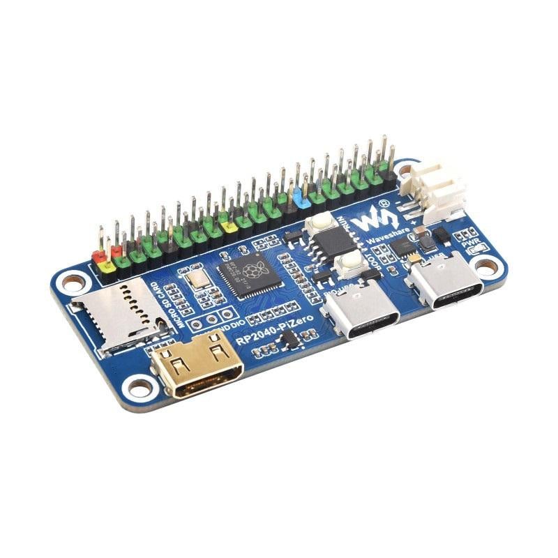 Плата розробки RP2040 Pi Zero 16MB Flash Type-C 40pin GPIO Mini HDMI підтримка MicroPython/C++ для IoT (00-00030140)