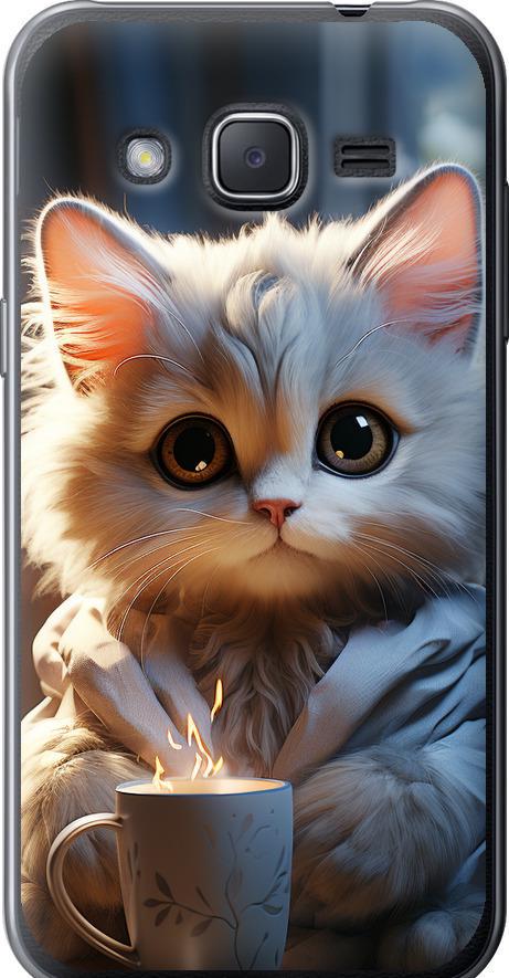 Чехол на Samsung Galaxy J2 J200H White cat (5646u-190-42517) Чехол на Samsung Galaxy J2 J200H White cat (5646u-190-42517)