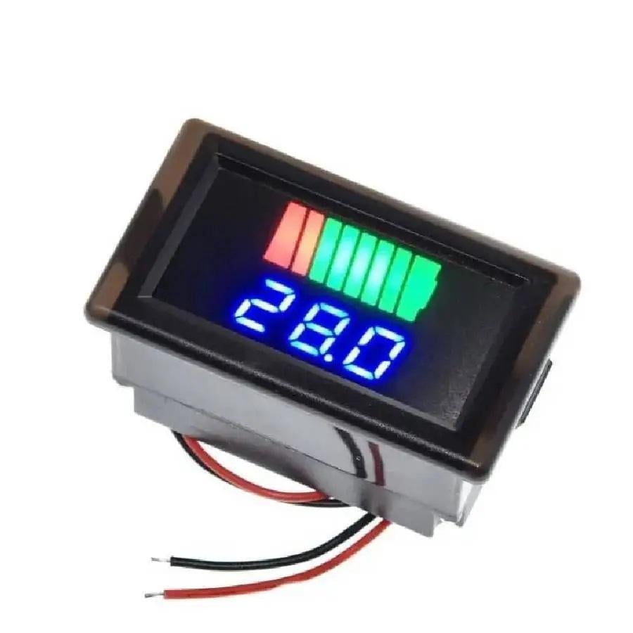 Вольтметр цифровий PWR 12-60V з індикатором рівня ємності (Е051177)