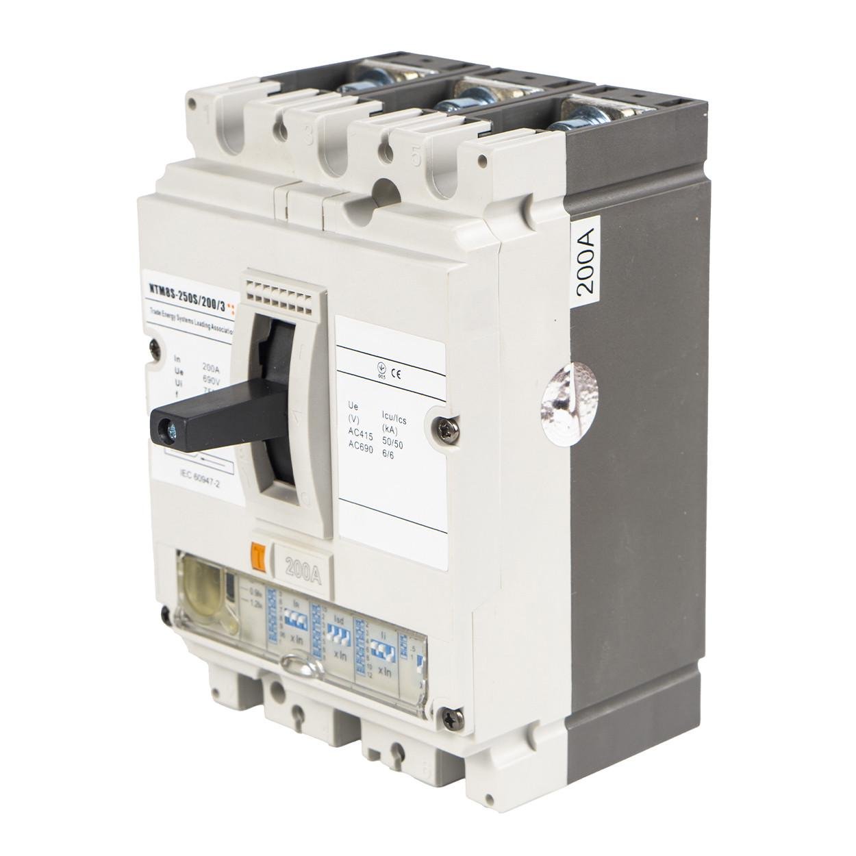 Автоматический выключатель в литом корпусе TESLA WiNbreak NTMBS-250S/200/3 (40) - фото 2 Автоматический выключатель в литом корпусе TESLA WiNbreak NTMBS-250S/200/3 (40) - фото 2