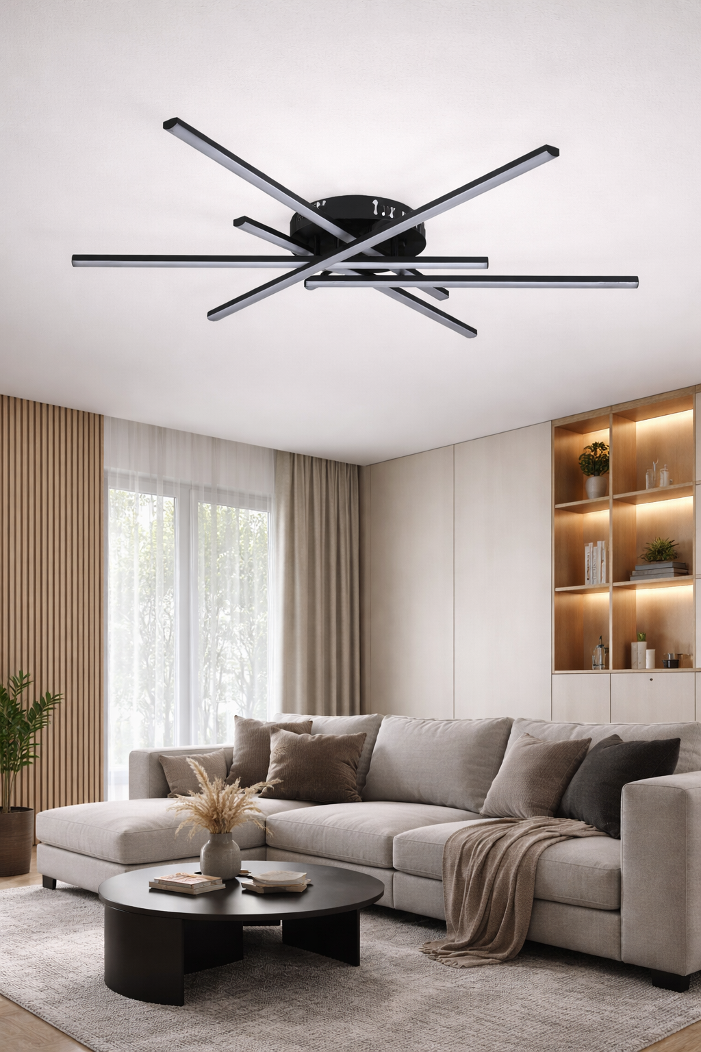 Люстра Spider Line LED белый свет 66W (20269/6ВК)