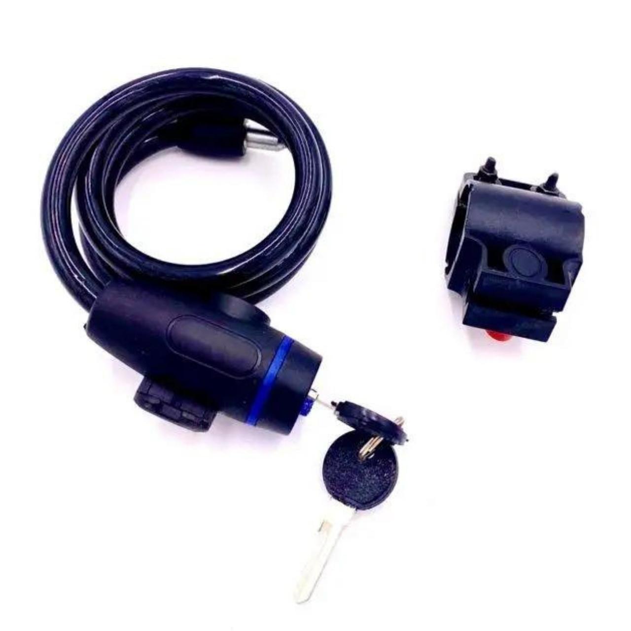 Трос протиугінний GIANT на замку під ключ 100 см/10 мм перетин