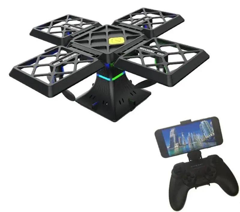 Квадрокоптер на радиоуправление с камерой Knight Cube 414 Wi-Fi 550 mAh 2,4GHz Black (opt-21564)