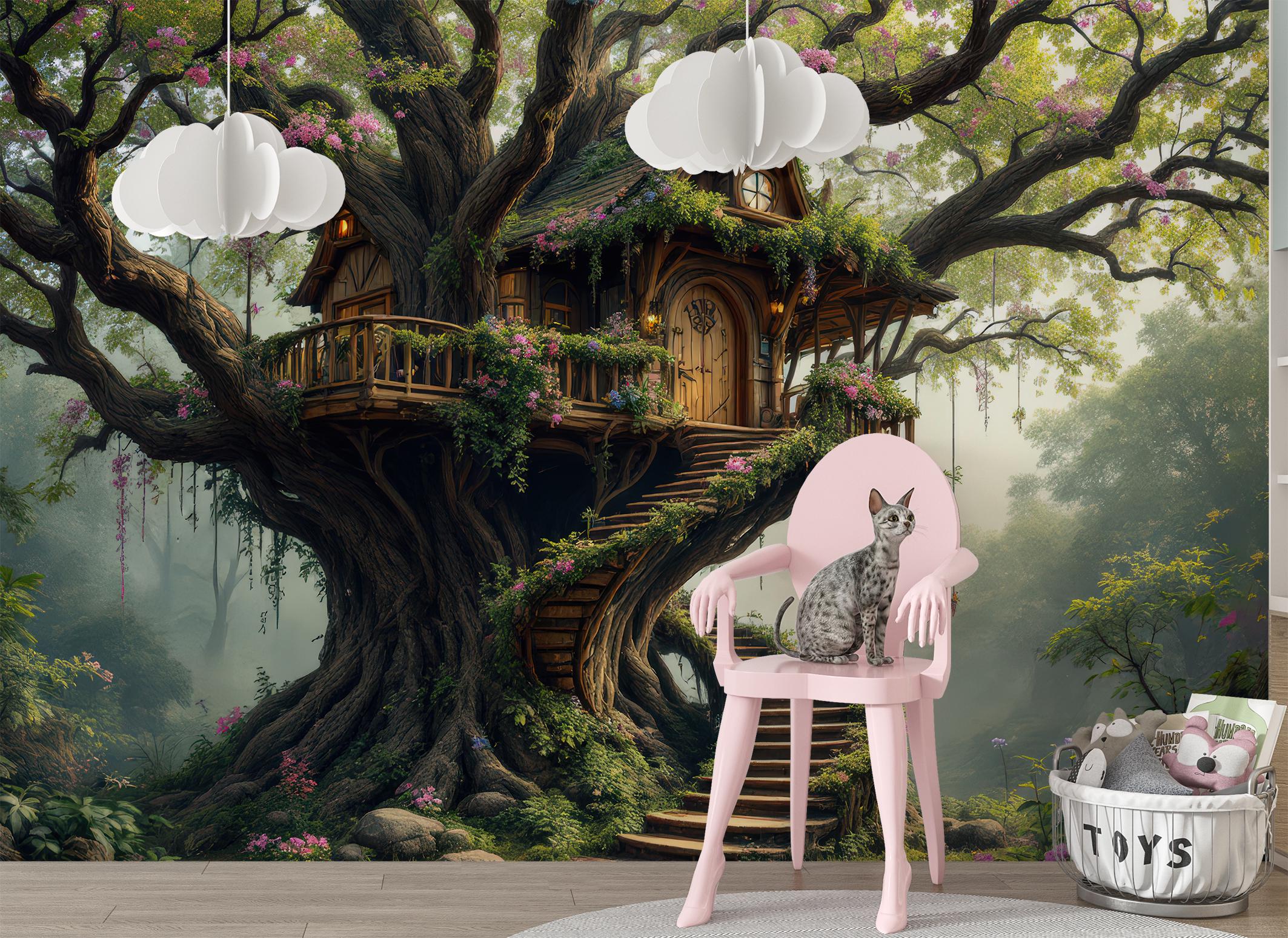 Фотообои флизелиновые Upstream Дом на дереве 180х120 см (S5KID-078/2) - фото 8