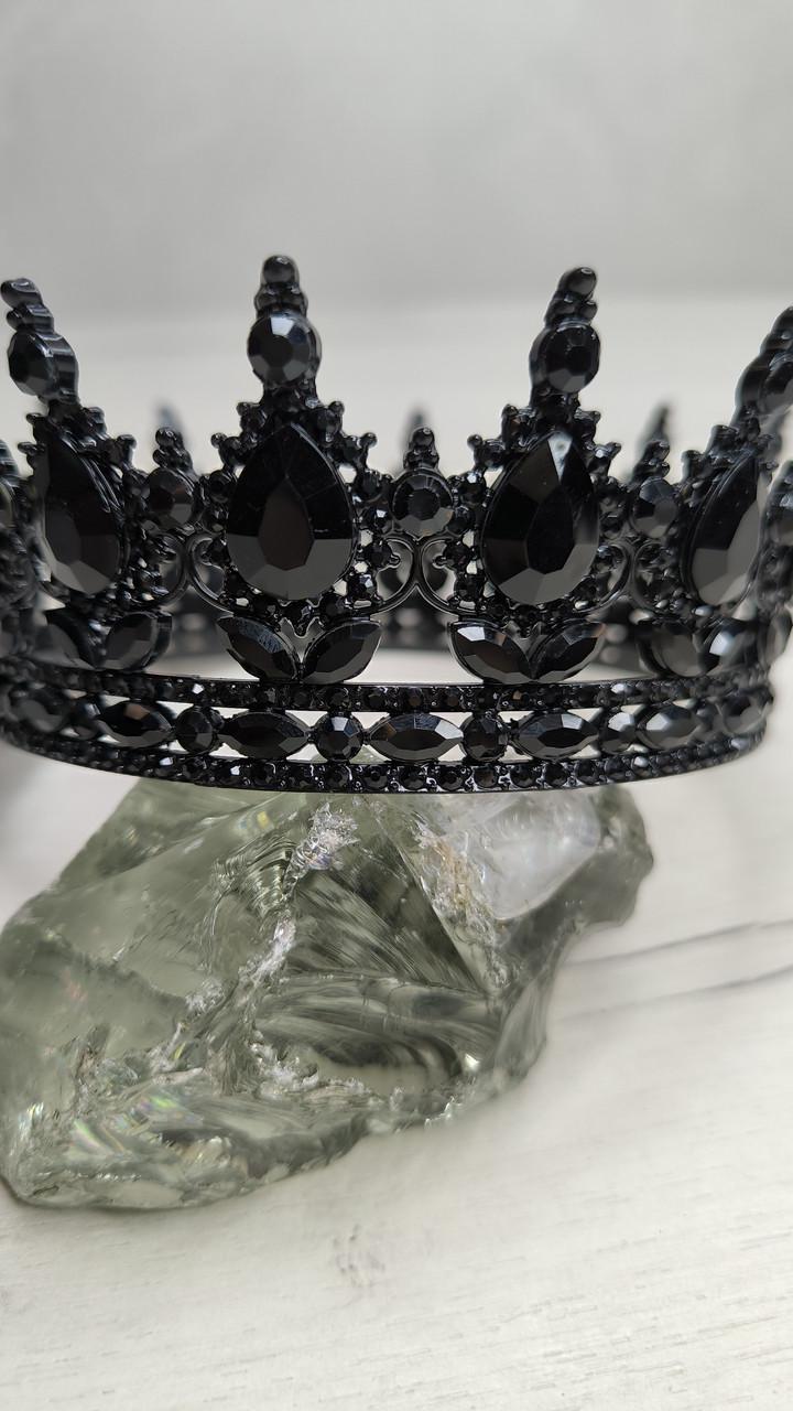 Корона на торт D 12,5 см Чорний - фото 8