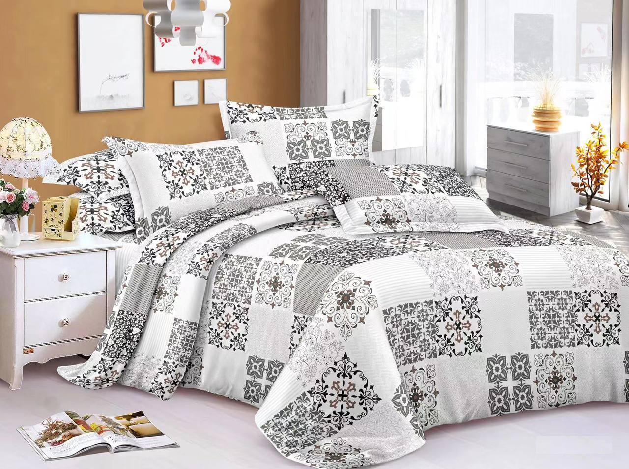 Комплект постельного белья Плитка евро бязь 200x215 см (mc2073652)