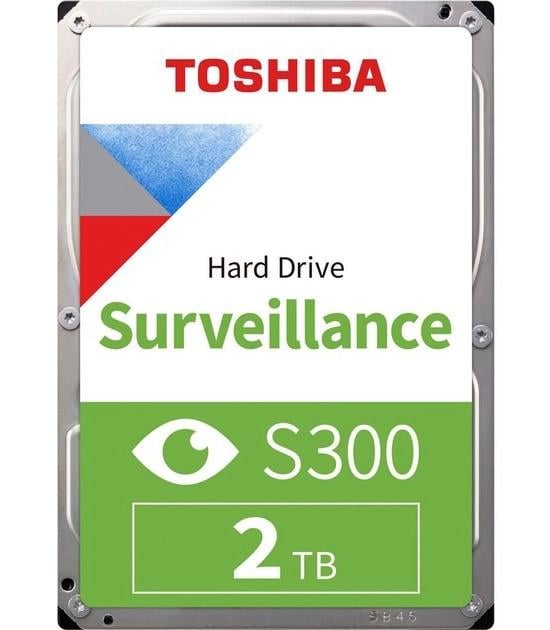 Жорсткий диск Toshiba S300 Surveillance 1 ТБ/128 МБ/5400 об/хв (HDWT720UZSVA)