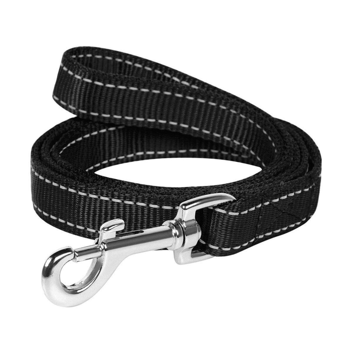 Поводок Dog Extreme из нейлона двойной 20 мм х 122 см Черный (42981 Col)