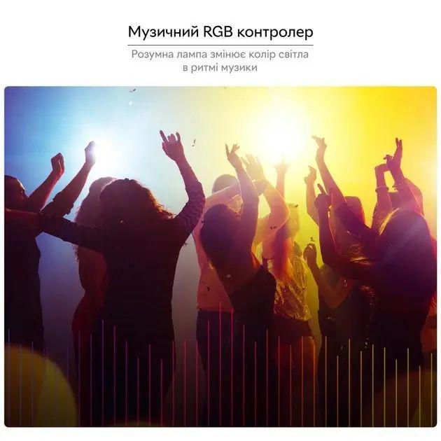 Лампочка умная светодиодная Tuya Smart LED WiFi E27 RGB Color 2700K-6500K 9W 900 Лм 110-230 В 802.11b/g/n PC Белый - фото 3 Лампочка умная светодиодная Tuya Smart LED WiFi E27 RGB Color 2700K-6500K 9W 900 Лм 110-230 В 802.11b/g/n PC Белый - фото 3