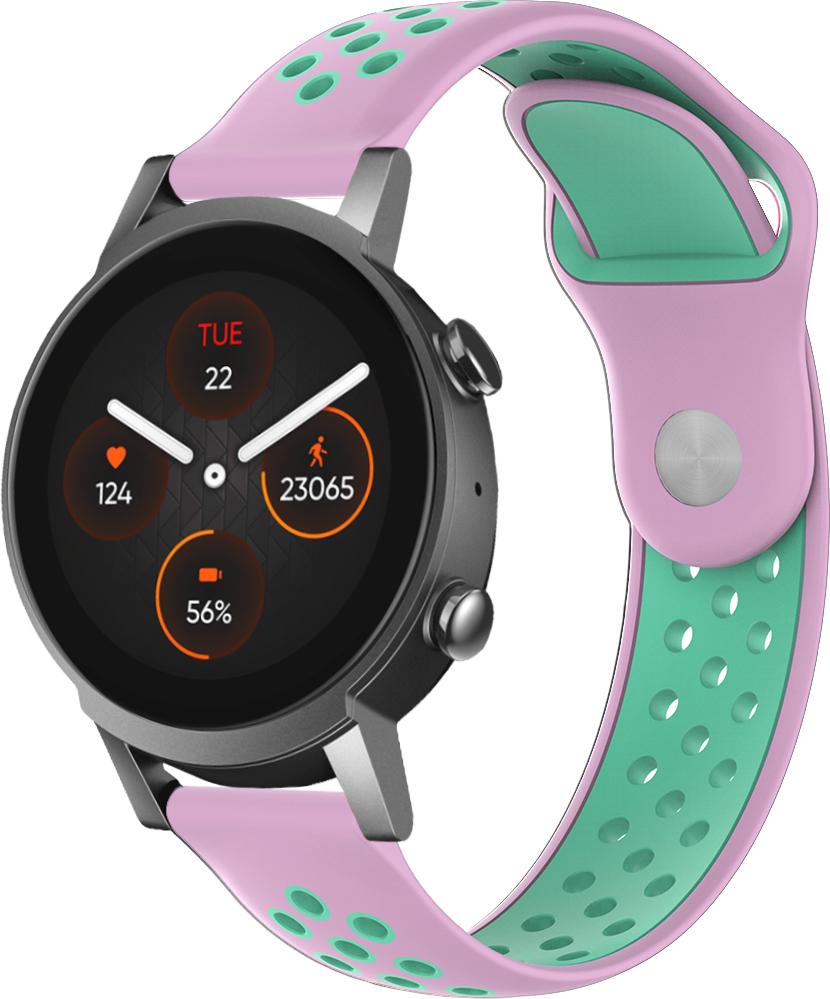 Ремінець Sport для Mobvoi TicWatch E3 Turquoise Pink (26747-50)