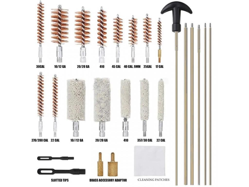 Набір для чистка зброї 28 пр. в алюмінієвому кейсі (26358415) - фото 3 Набір для чистка зброї 28 пр. в алюмінієвому кейсі (26358415) - фото 3