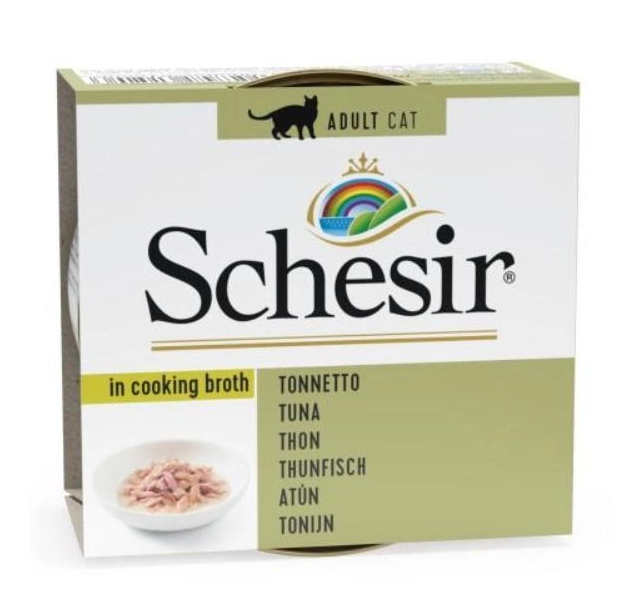 Корм для котів Schesir Tuna in Fish broth 70 г