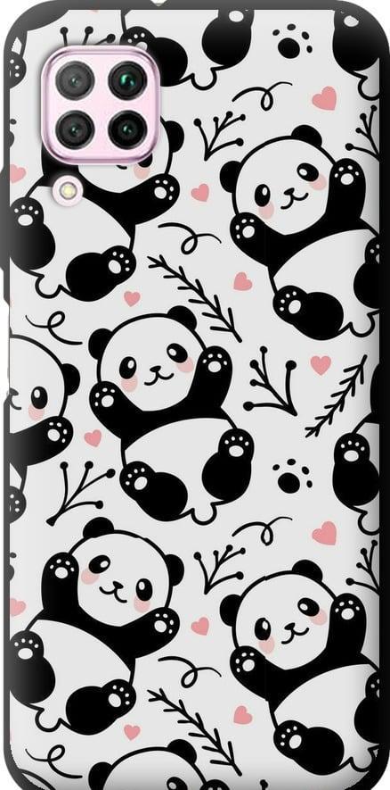 Чехол на Huawei Nova 6SE Панды (4318b-1823-42517) Чехол на Huawei Nova 6SE Панды (4318b-1823-42517)