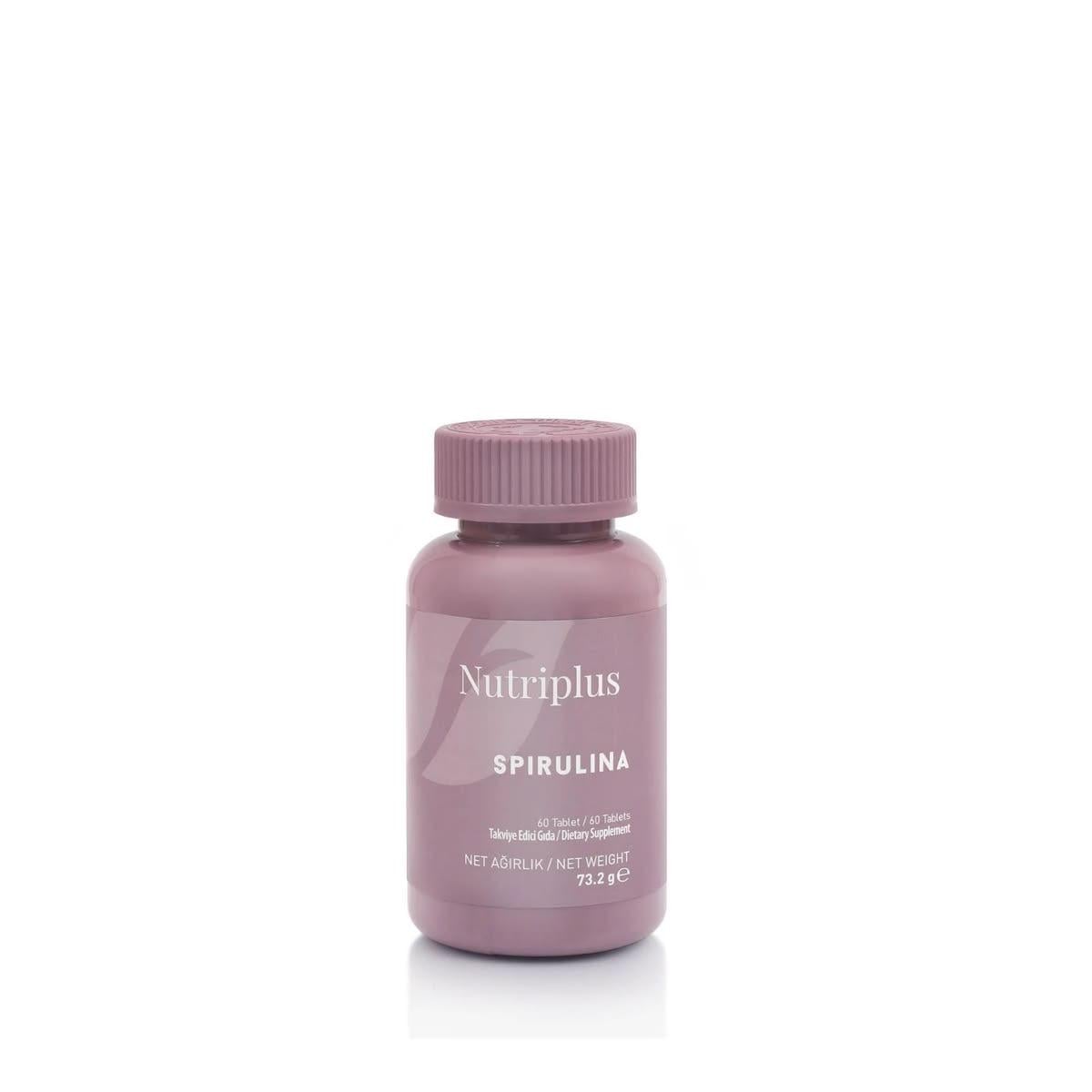 Дієтична добавка Спіруліна Nutriplus 60 шт./добова норма 2000 мг/1 міс. (1000410)