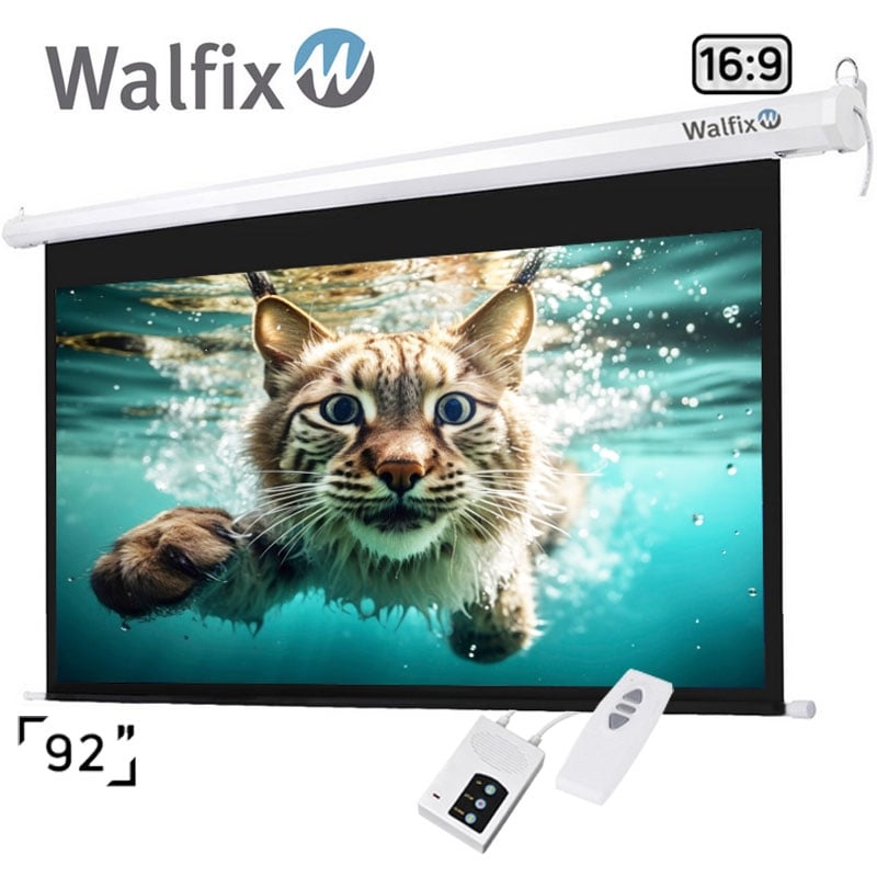 Экран проекционный Walfix TLS-7 моторизированный 92" 203х114 см 16:9 (tf2633) - фото 4 Экран проекционный Walfix TLS-7 моторизированный 92" 203х114 см 16:9 (tf2633) - фото 4