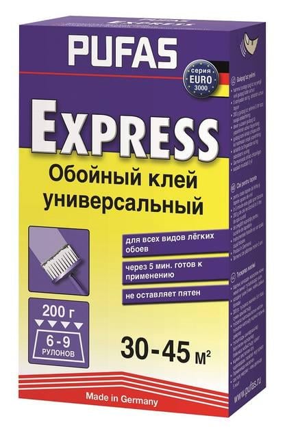 Клей для шпалер Pufas Euro 3000 Express 200 г (14903615)