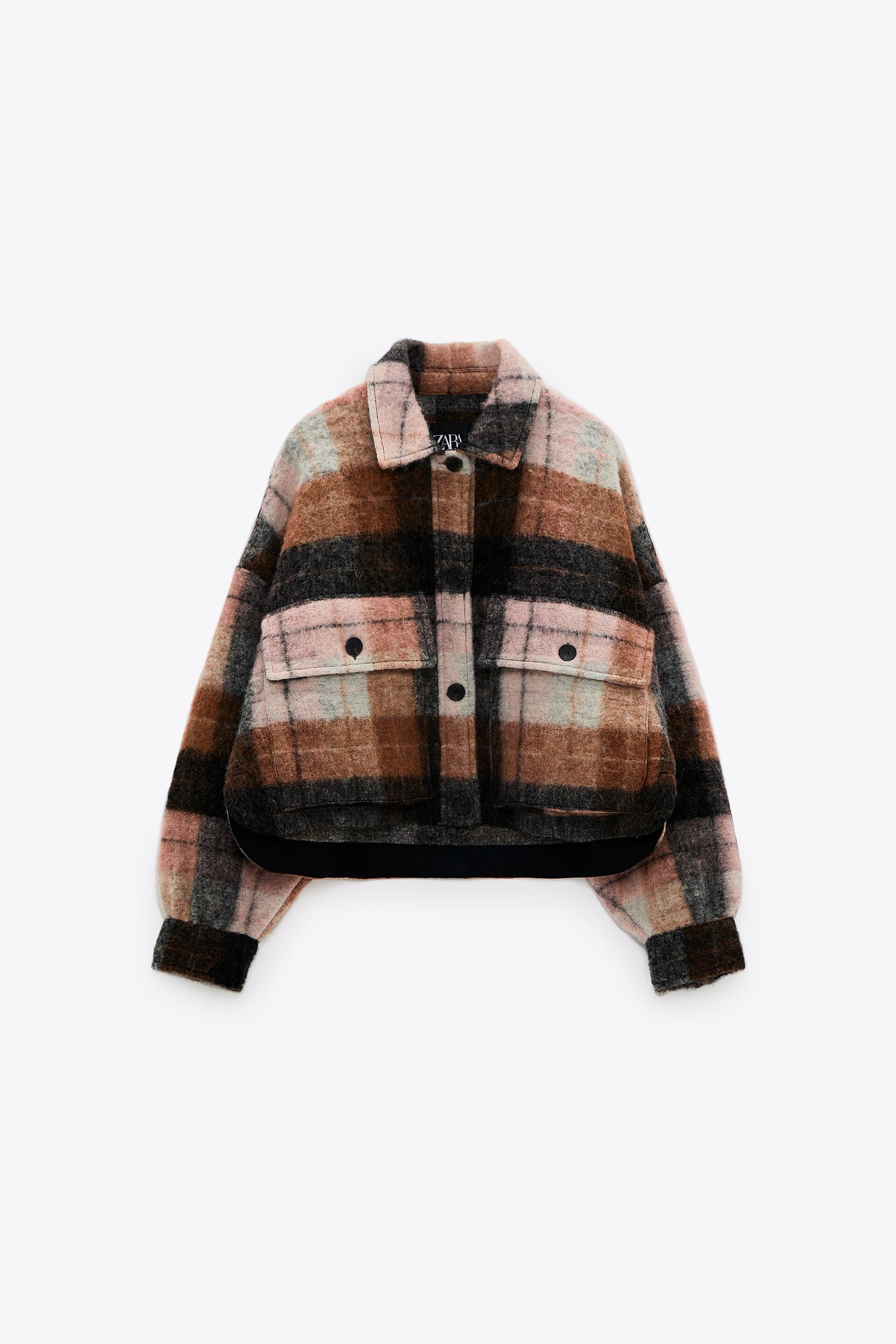 Куртка Zara L Бежево-розовый (2674701050)