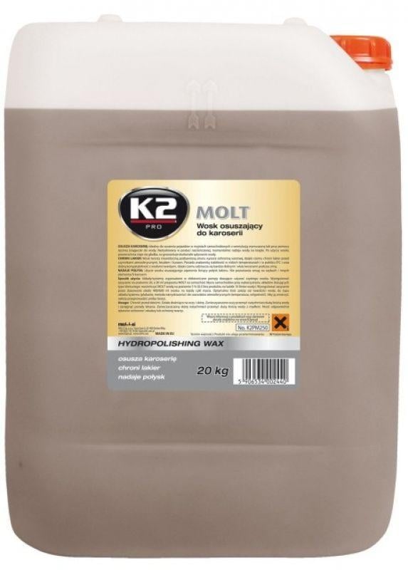 Поліроль восковий осушуючий для кузова K2 Molt M253 20 л