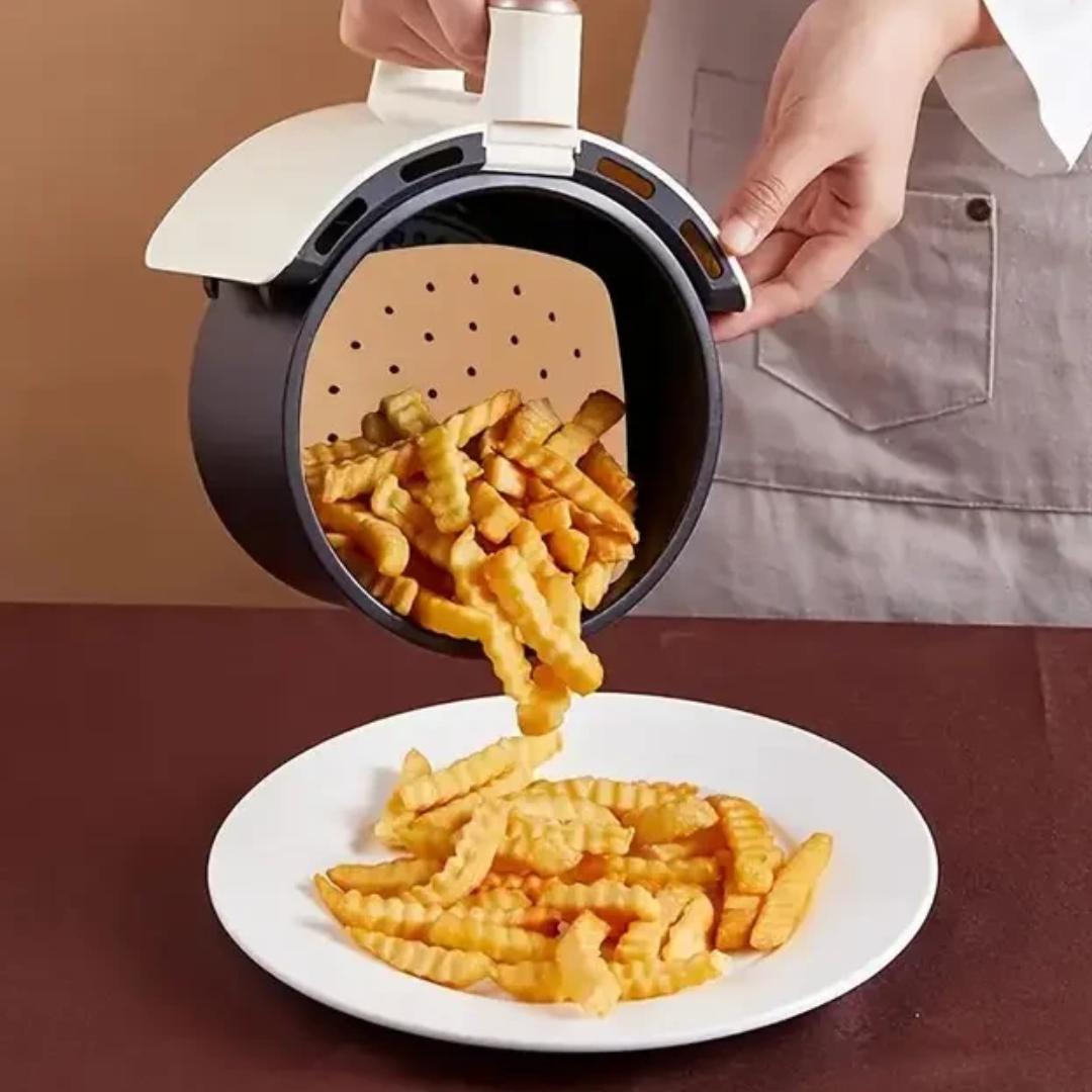 Набір пергаментних аксесуарів для аерогрилю Kraft вкладиші 100 шт. 16,5 см та форми 50 шт. 16 см - фото 6 Набір пергаментних аксесуарів для аерогрилю Kraft вкладиші 100 шт. 16,5 см та форми 50 шт. 16 см - фото 6