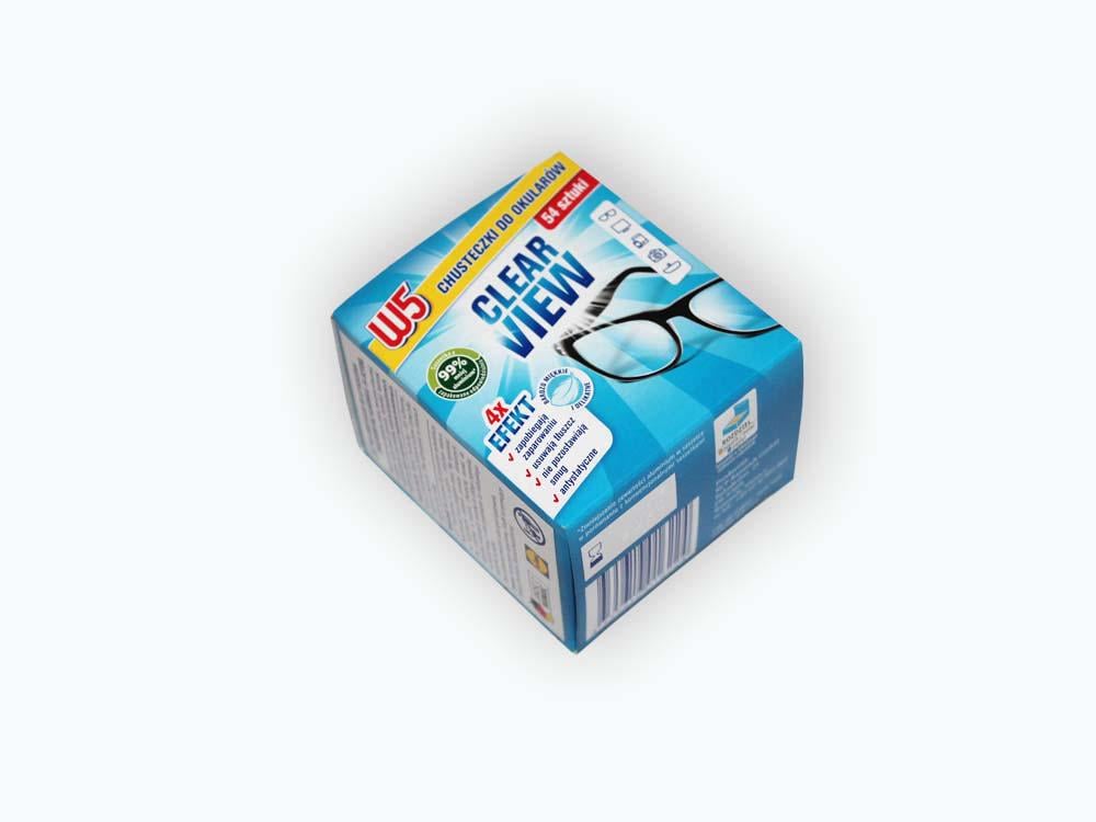 Серветки дезінфекційні для окулярів і сенсорних екранів W5 54 шт.