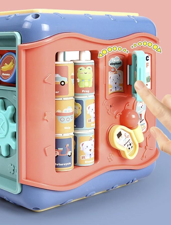 Развивающая игрушка Куб-Сортер музыкальный разноцветный - фото 4