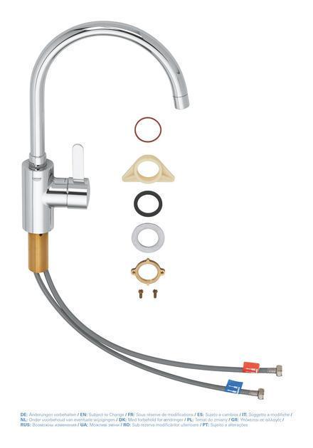 Смеситель для кухни Grohe Eurosmart Cosmopolitan (32843002) - фото 2 Смеситель для кухни Grohe Eurosmart Cosmopolitan (32843002) - фото 2