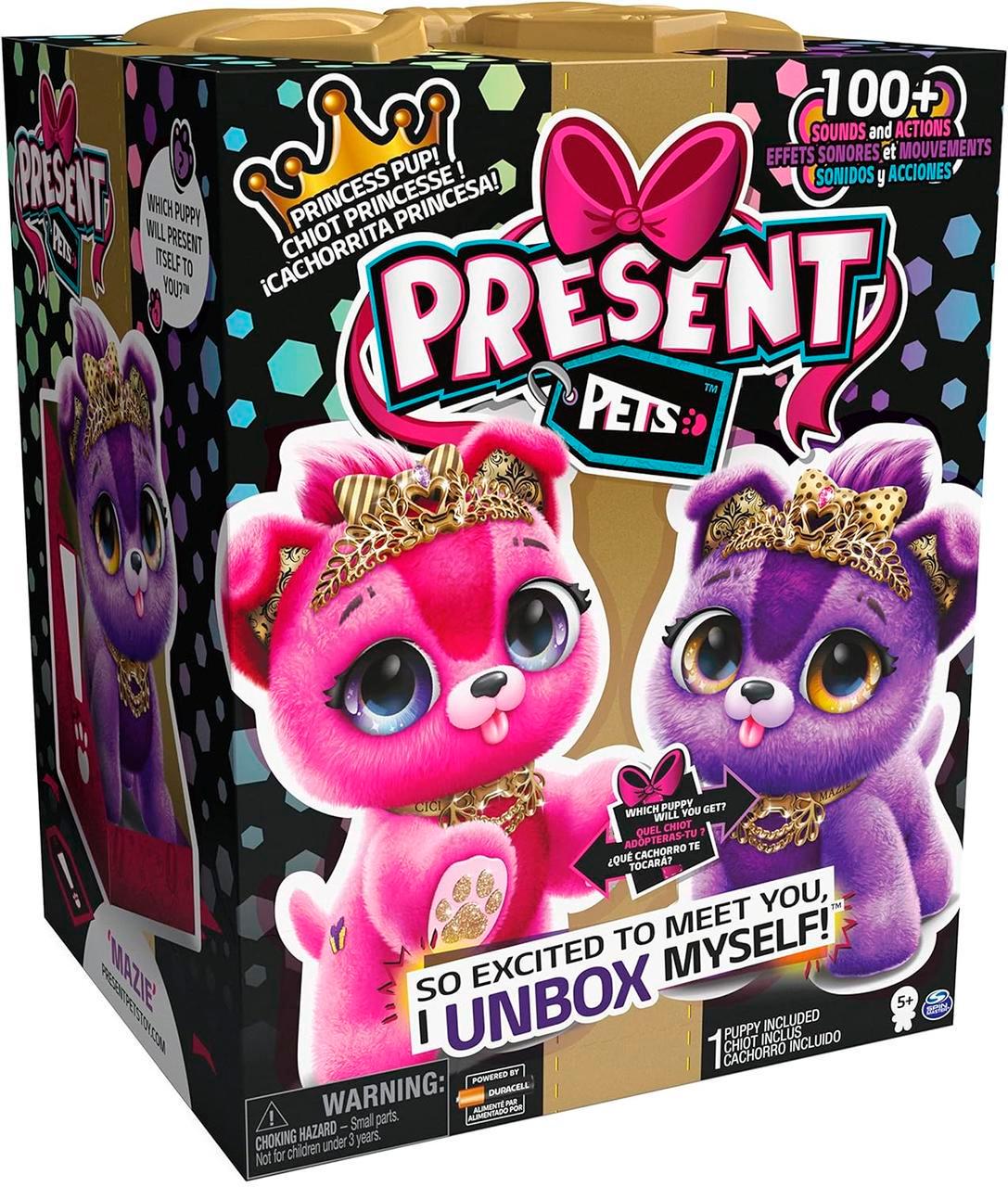 Интерактивный щенок Present Pets Princess Puppy Interactive Surprise Plush Toy