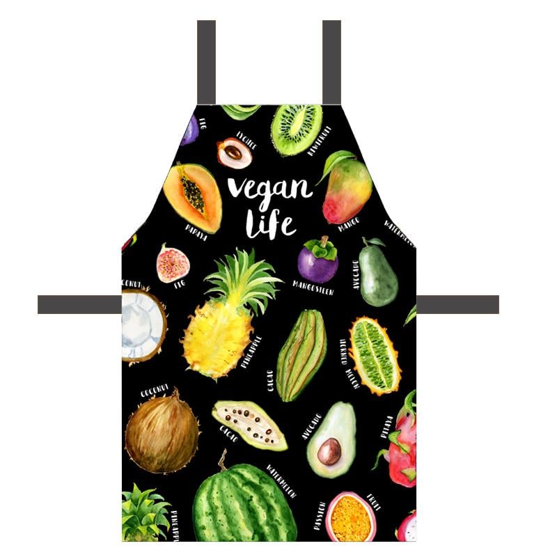 Фартук полноцветный Сolorful Vegan life 75х51 см (FRTC_21M010)