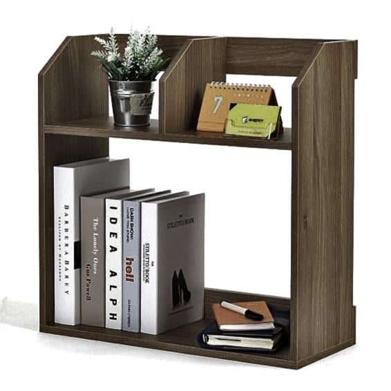 Полка книжная настольная из дерева Фресадо Палисандр (КПА-040402)