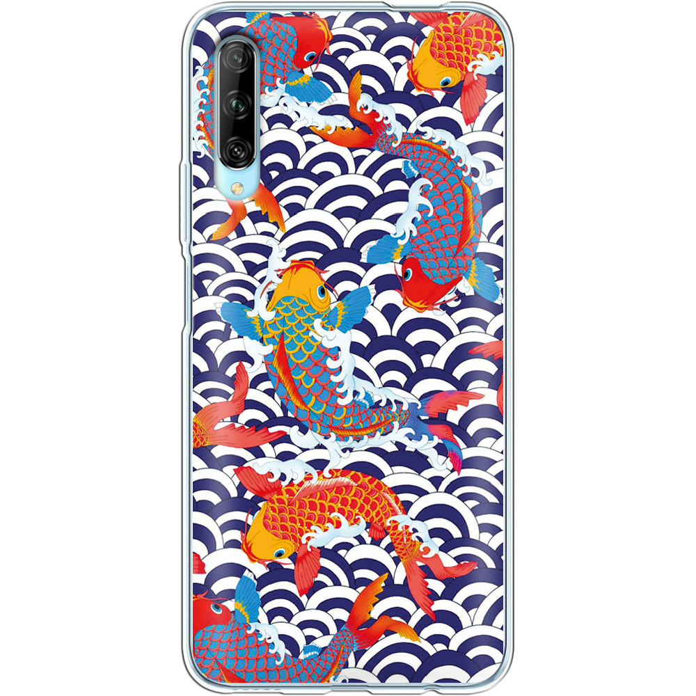 Чехол Boxface Huawei P Smart Pro Koi Fish Прозрачный силикон (38612-up2477-38612)