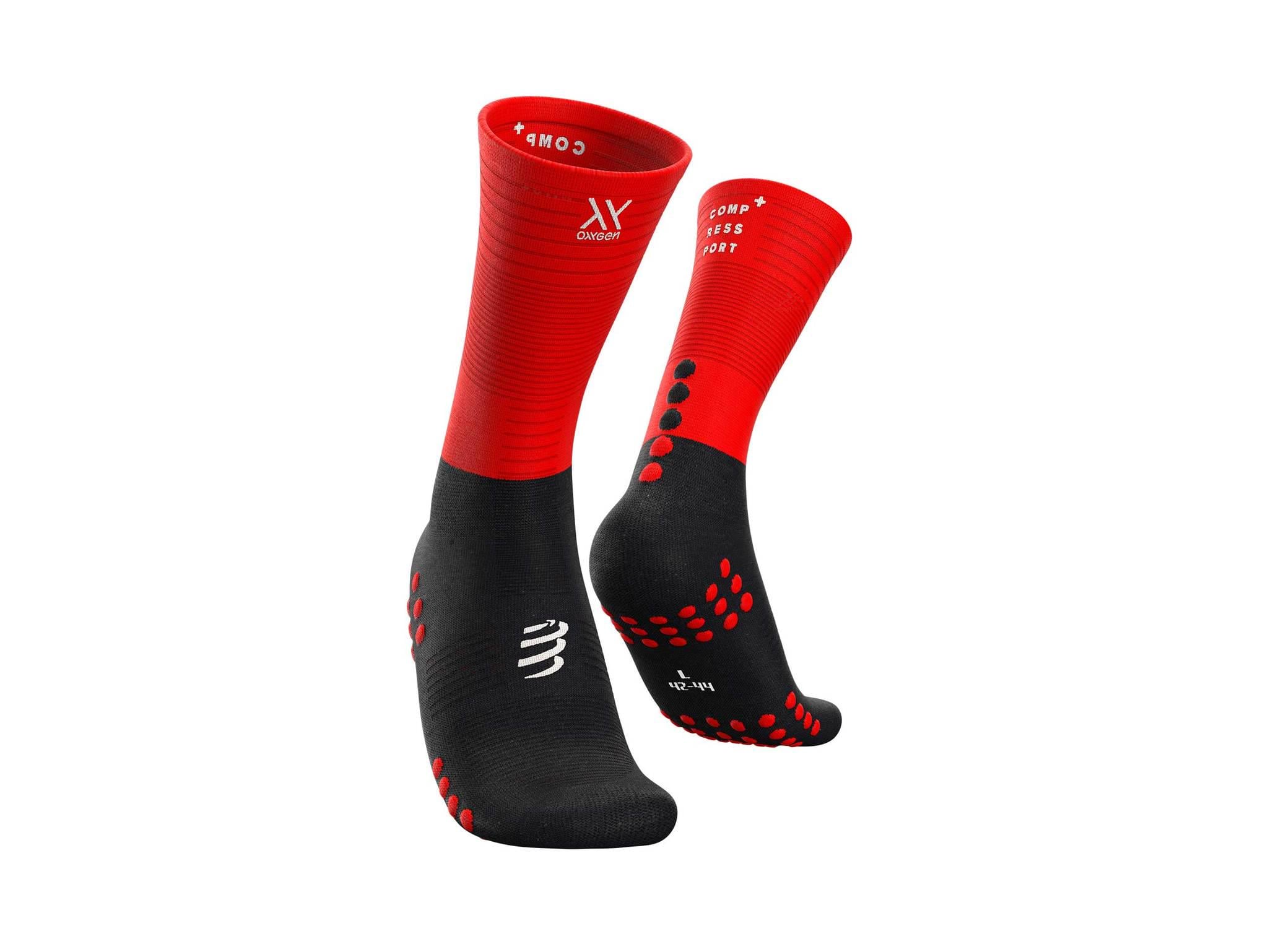 Носки спортивные Mid Compression Socks T1 р. 36-39 Black/Red (12333576)