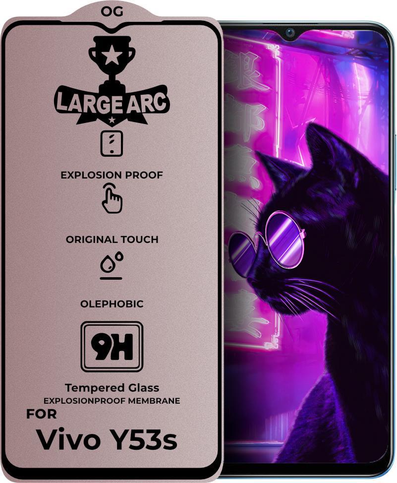Стекло защитное Large Arc Vivo Y53s Full Glue (31163)