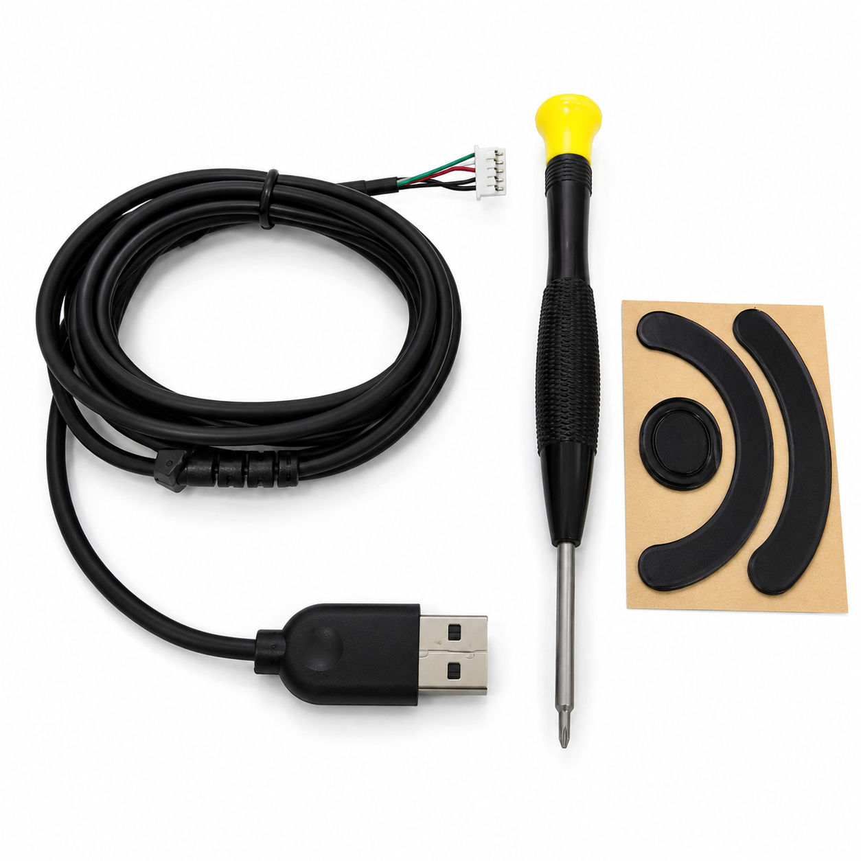 Кабель USB для мыши Logitech G403 WiRed с комплектом глайдов и отверткой 2м