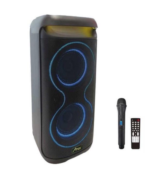 Портативная колонка аккумуляторная ZPX ZX7792 2х10" 1000 Вт USB/FM/Bluetooth (2612921137)