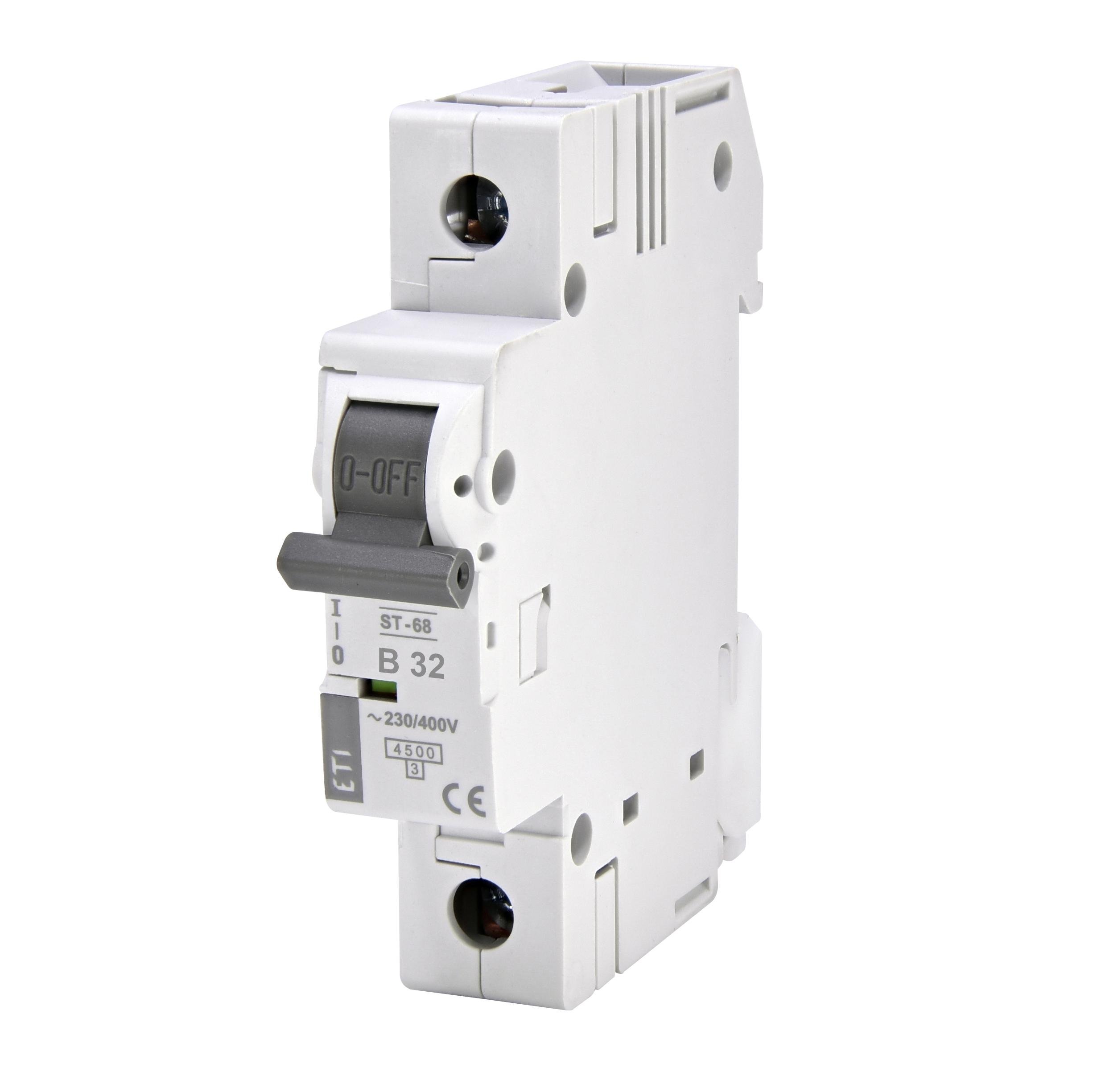 Автоматический выключатель ETI ST-68 1P 32A B 4,5 kA 2171319