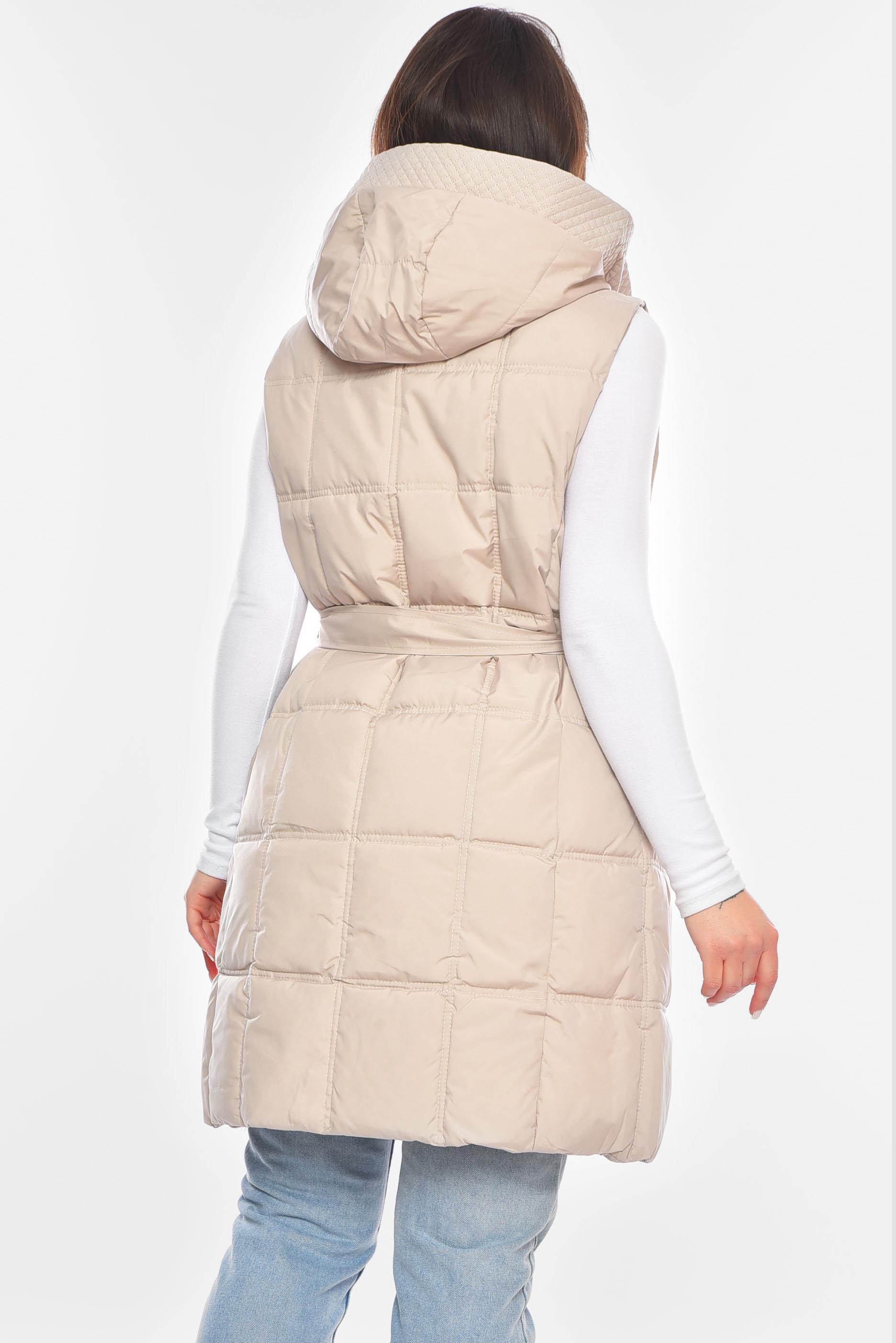Жилетка жіноча батальна 200314 3XL Бежевий - фото 3