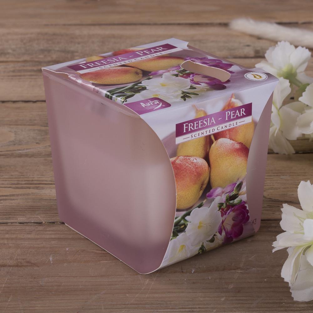 Аромасвечка квадратная Freesia Pear (419-15)